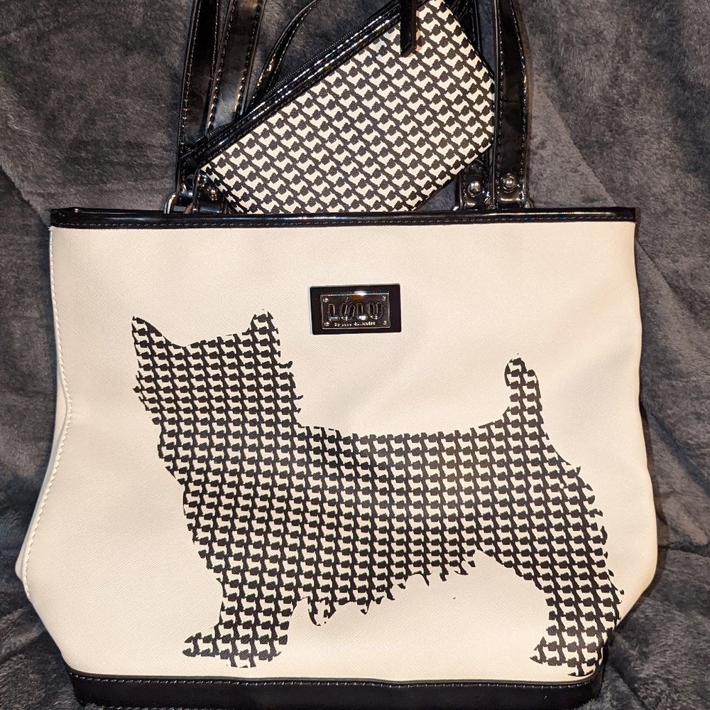 Lulu by Lulu Guinness dog print purse